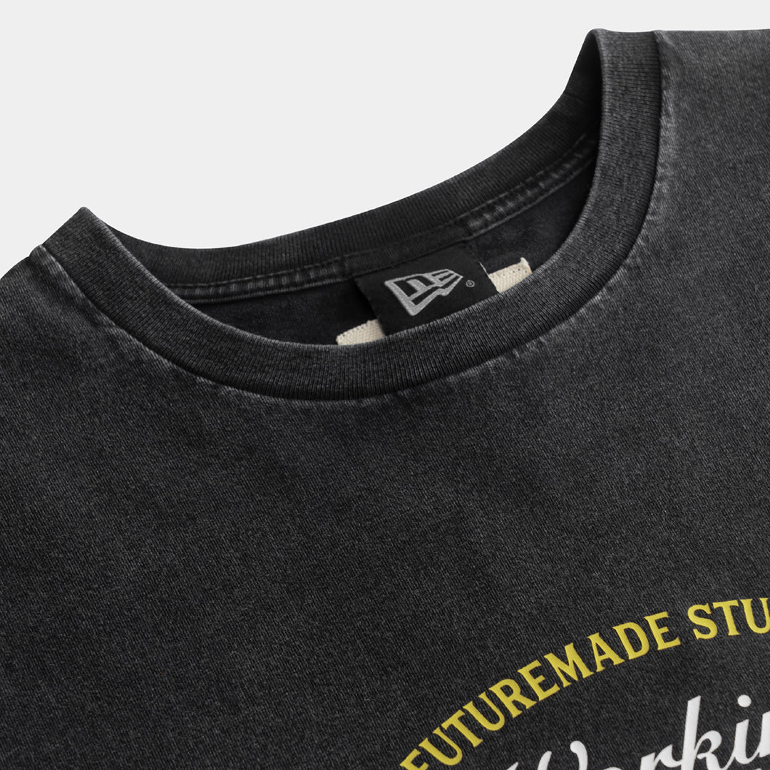 New Era x FTMD Washed Black Short Sleeve T-Shirt