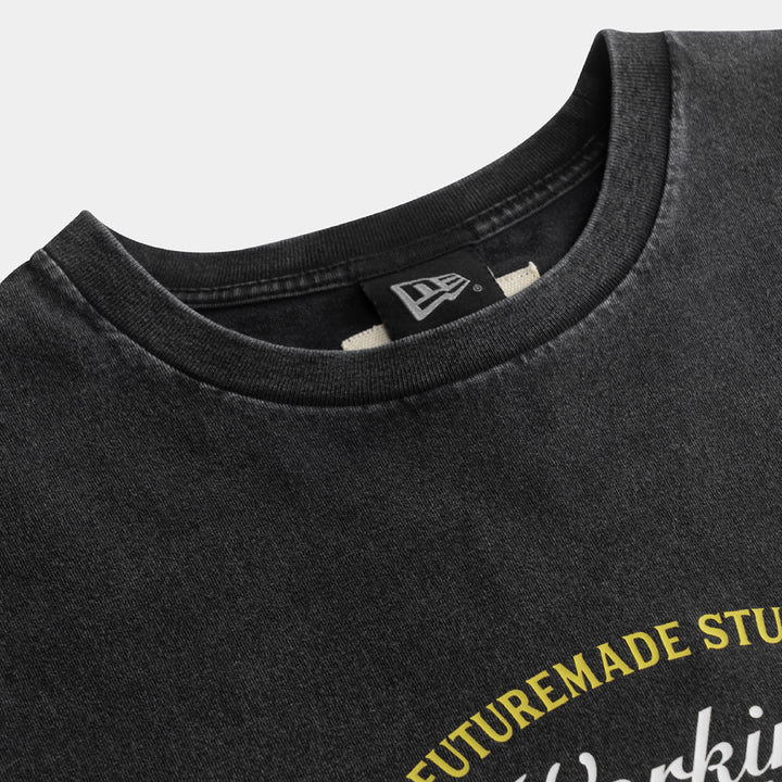New Era x FTMD Washed Black Short Sleeve T-Shirt