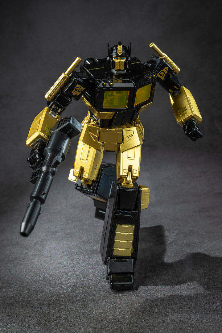 New Era x Transformers Generation One Optimus Prime Black and Gold Figure
