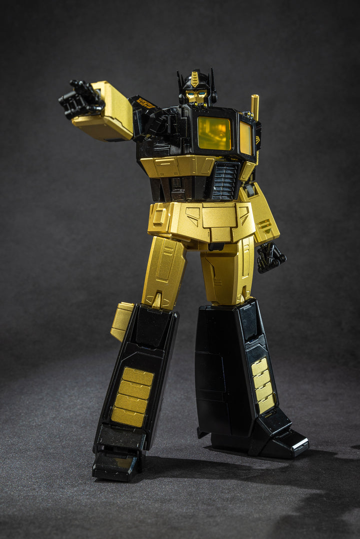 New Era x Transformers Generation One Optimus Prime Black and Gold Figure