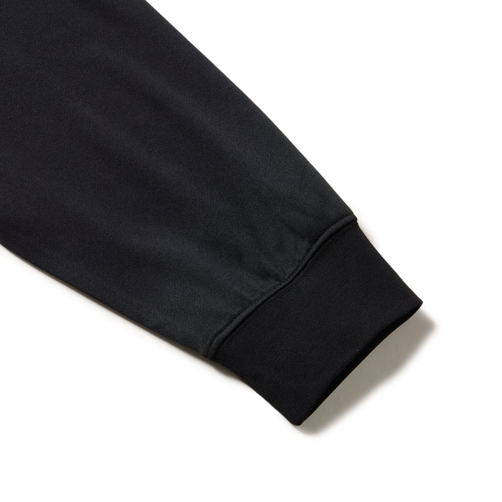 New Era Vertical Logo Black Long Sleeve Tech T-Shirt