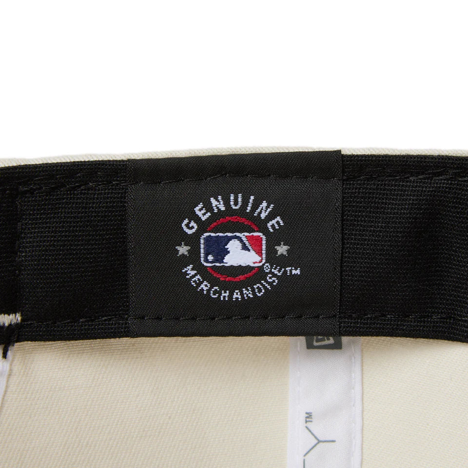 9TWENTY Kids New York Yankees MLB 2-Tone Ivory Pebble Visor