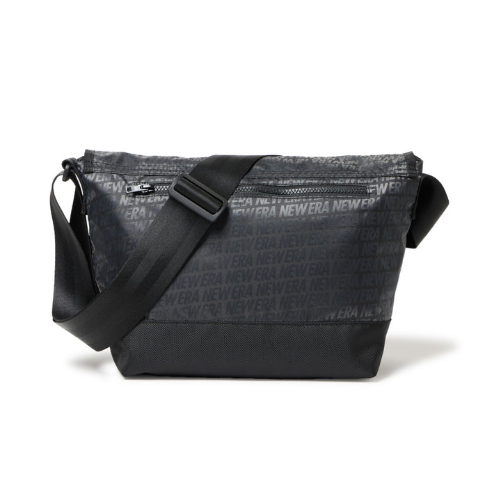 New Era Jacquard Logo 9L Black Shoulder Bag