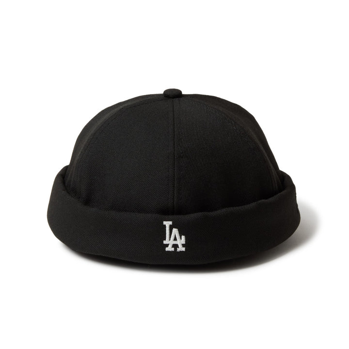 Los Angeles Dodgers Black Wool Twill Fisherman Skully