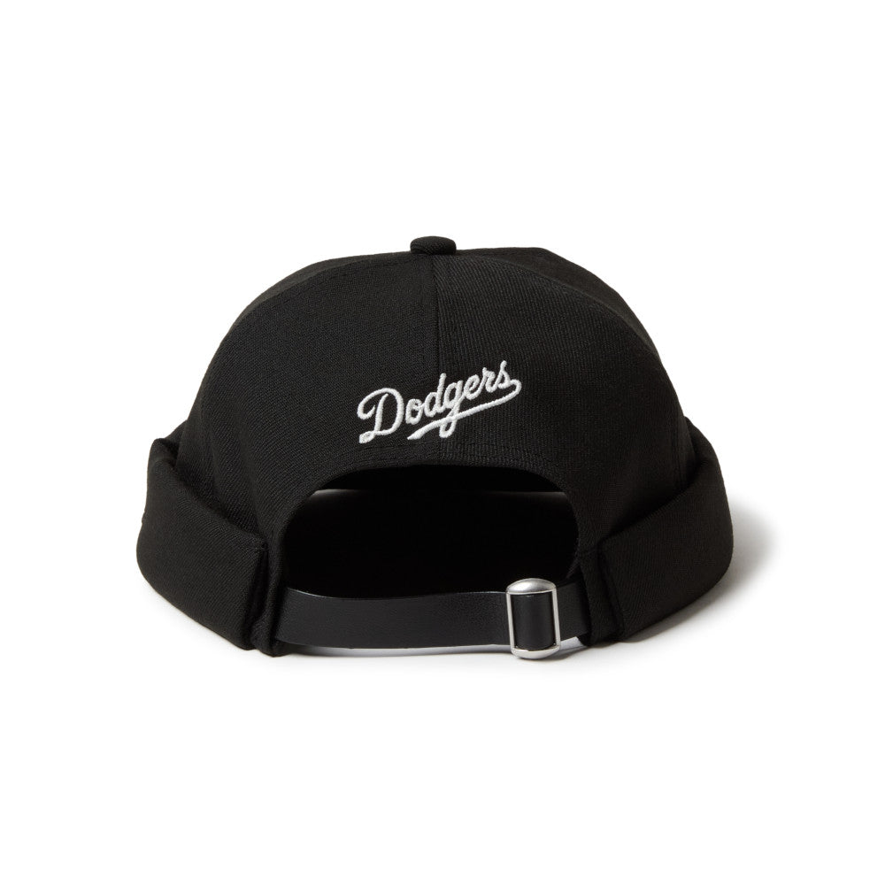 Los Angeles Dodgers Black Wool Twill Fisherman Skully