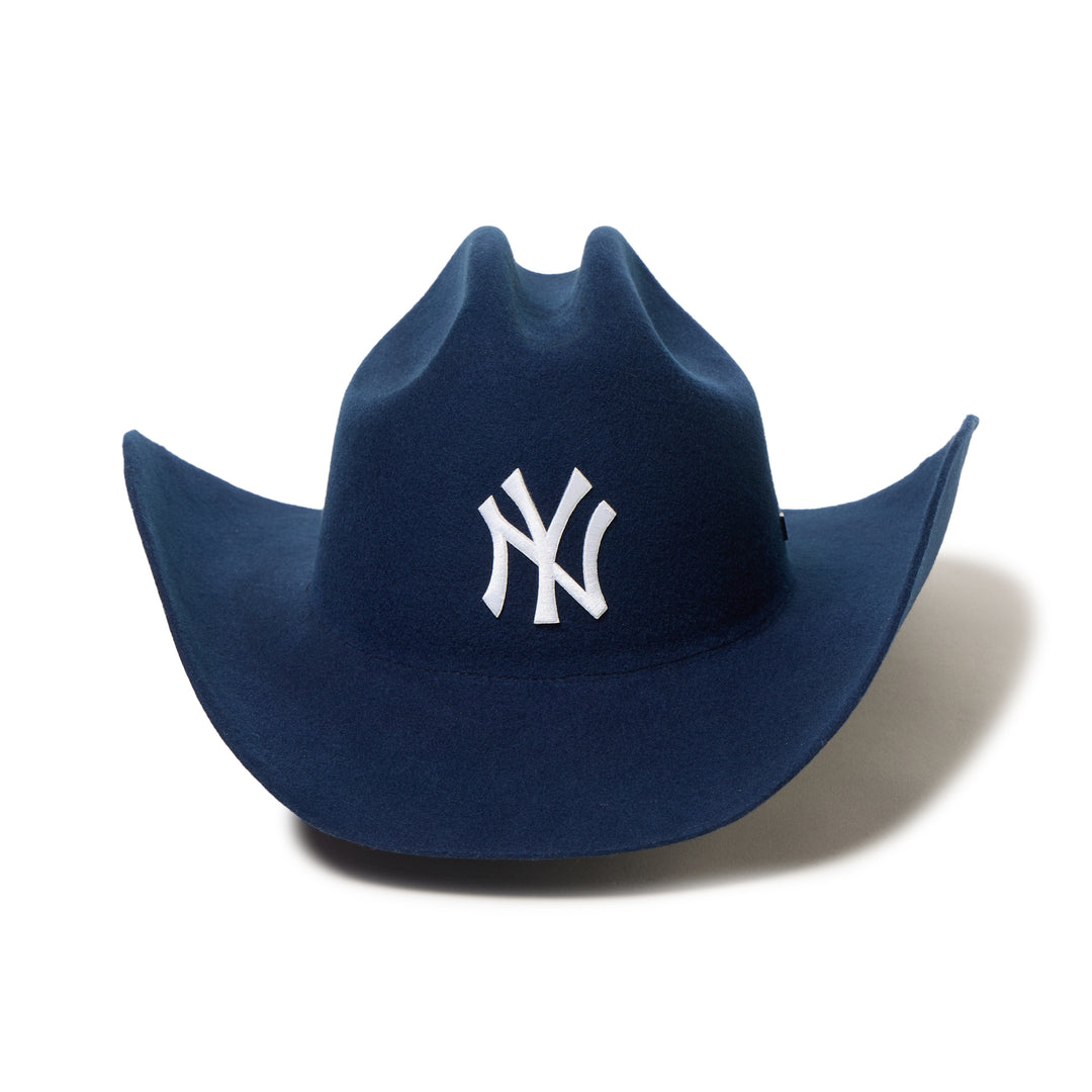 New York Yankees Navy Wool Felt Cowboy Hat
