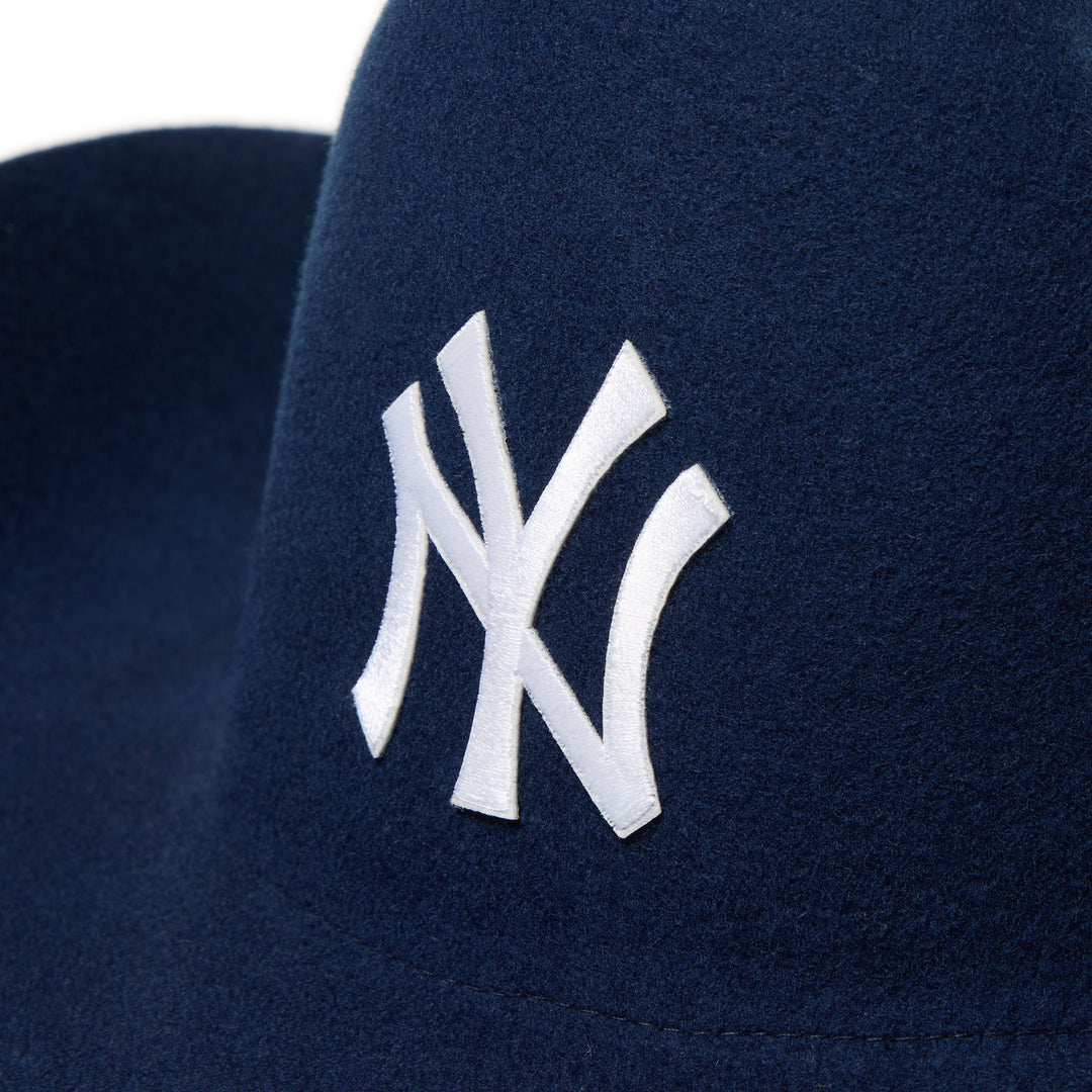 New York Yankees Navy Wool Felt Cowboy Hat