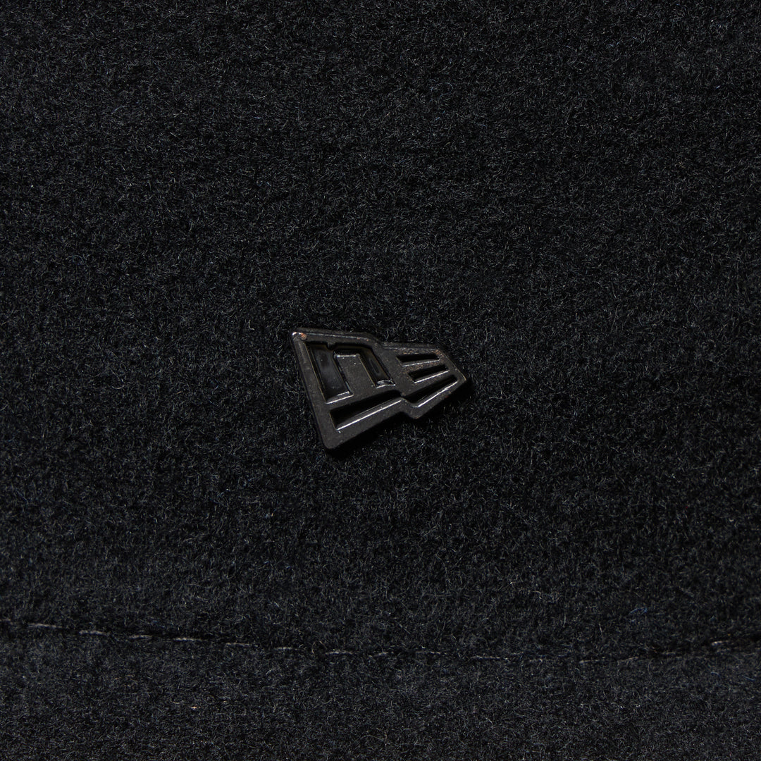 New Era Black Wool Felt Cowboy Hat