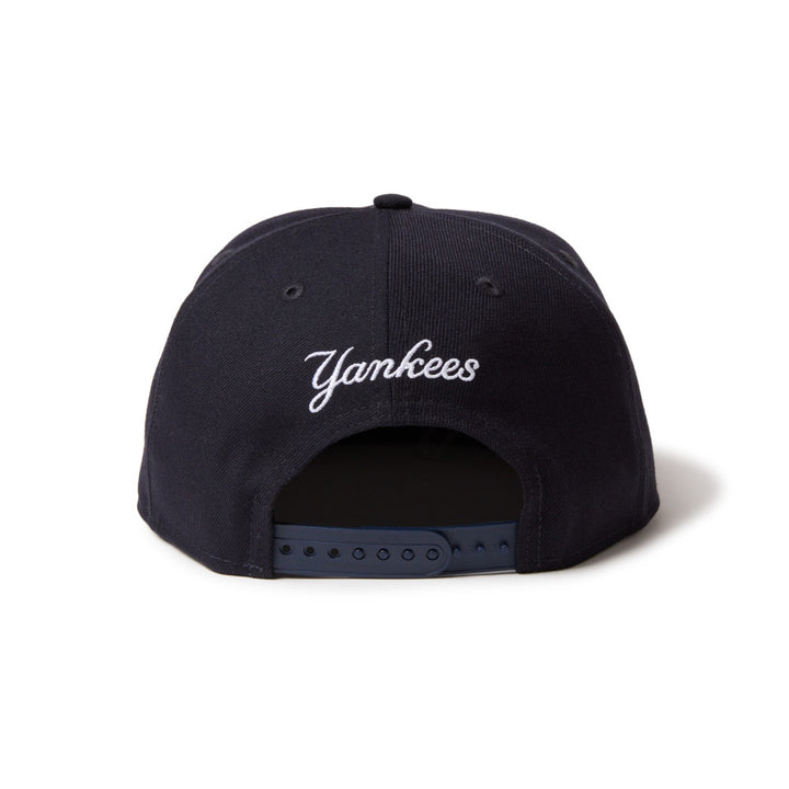 9FIFTY Soft Buckram New York Yankees Cooperstown MLB Double Logo Navy Snapback