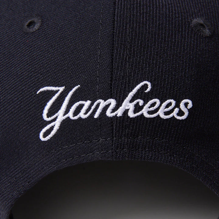 9FIFTY Soft Buckram New York Yankees Cooperstown MLB Double Logo Navy Snapback