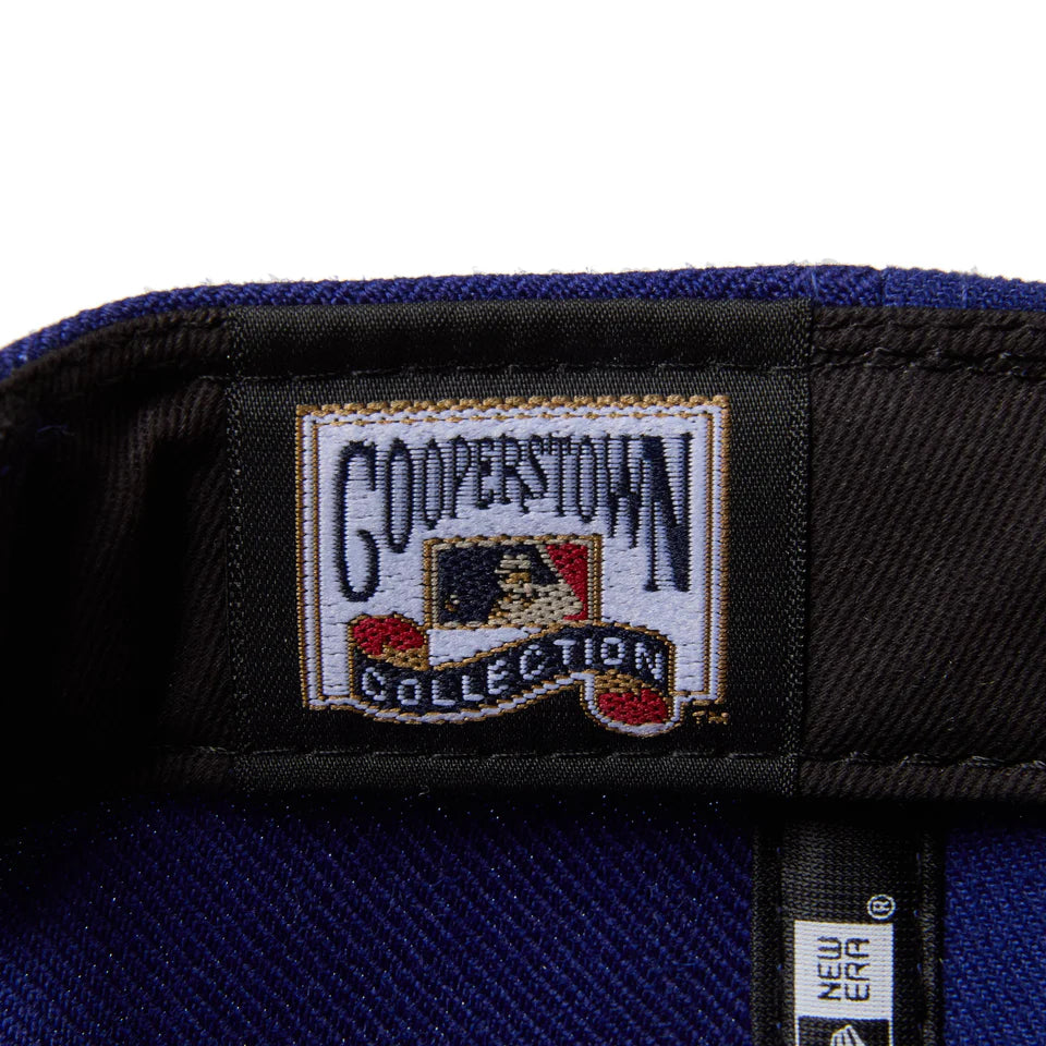9FIFTY Soft Buckram Los Angesles Dodgers Cooperstown MLB Double Logo Dark Royal Snapback