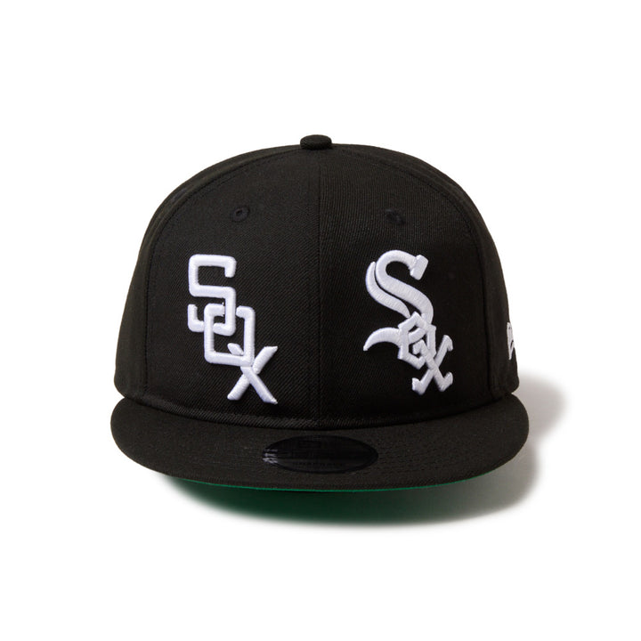 9FIFTY Soft Buckram Chicago White Sox Cooperstown MLB Double Logo Black Snapback