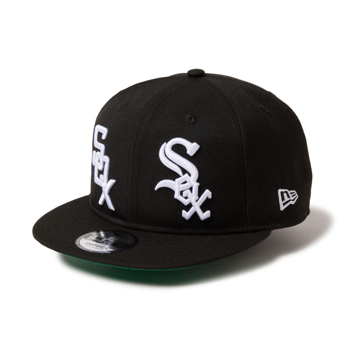 9FIFTY Soft Buckram Chicago White Sox Cooperstown MLB Double Logo Black Snapback