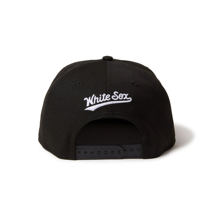 9FIFTY Soft Buckram Chicago White Sox Cooperstown MLB Double Logo Black Snapback