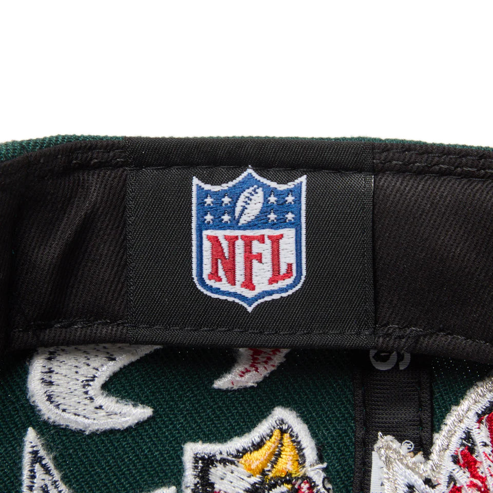 9FIFTY NFL League Allover Dark Green Snapback