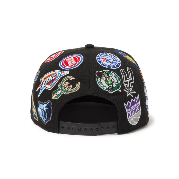 9FIFTY NBA League Allover Black Snapback