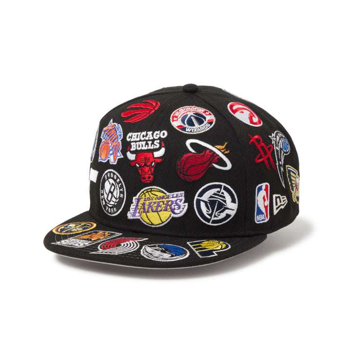 9FIFTY NBA League Allover Black Snapback