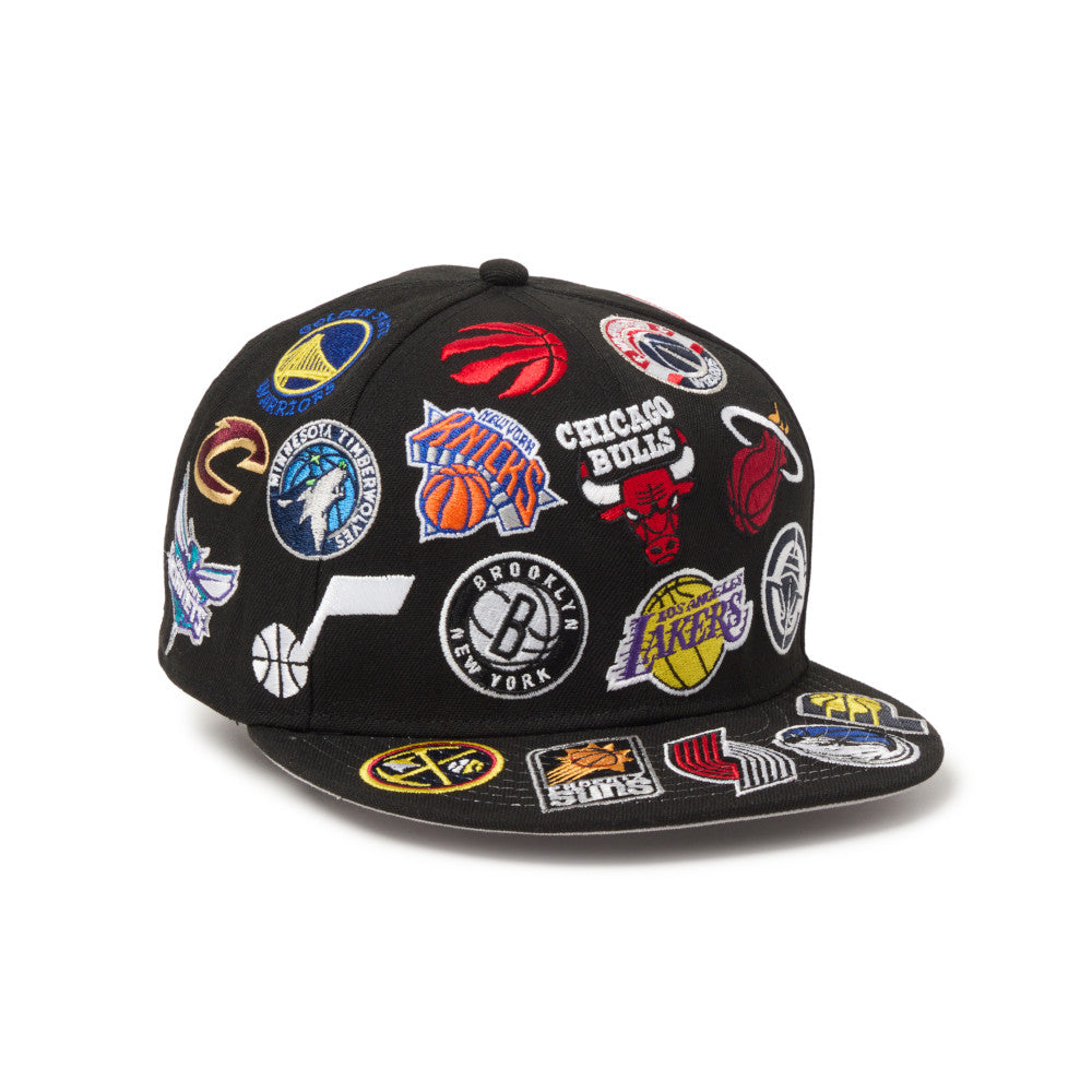 9FIFTY NBA League Allover Black Snapback