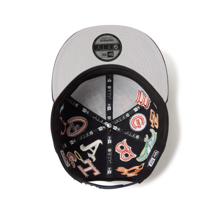 9FIFTY MLB League Allover Navy Snapback
