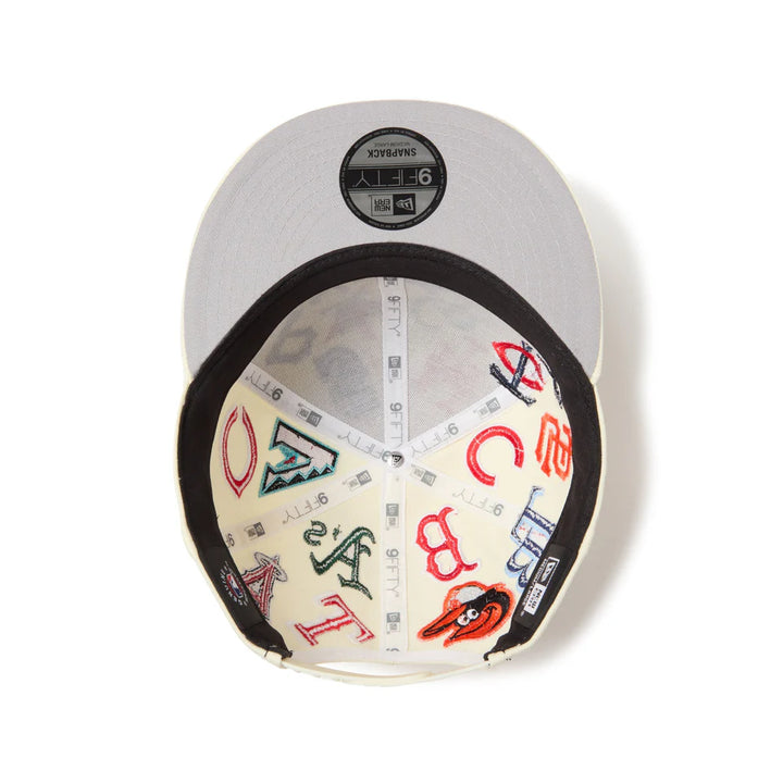 9FIFTY MLB League Allover Cream Snapback