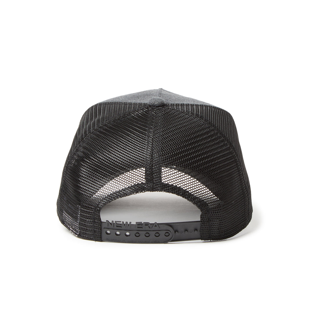 9FORTY A-Frame Trucker Woven Patch Graphite Washed Denim Snapback