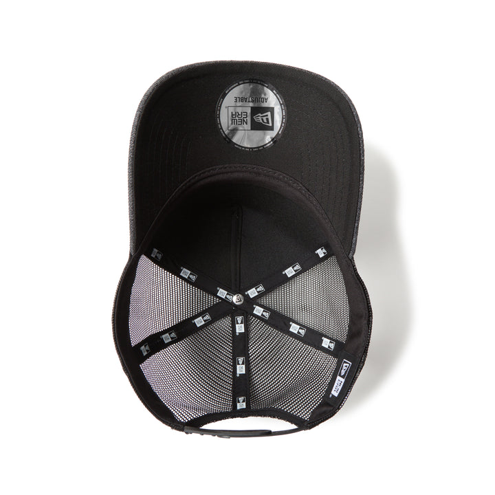 9FORTY A-Frame Trucker Woven Patch Graphite Washed Denim Snapback