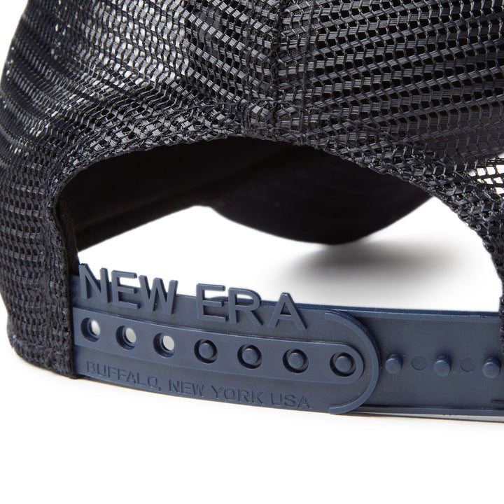 9FORTY A-Frame Trucker Woven Patch Blue Washed Denim Snapback