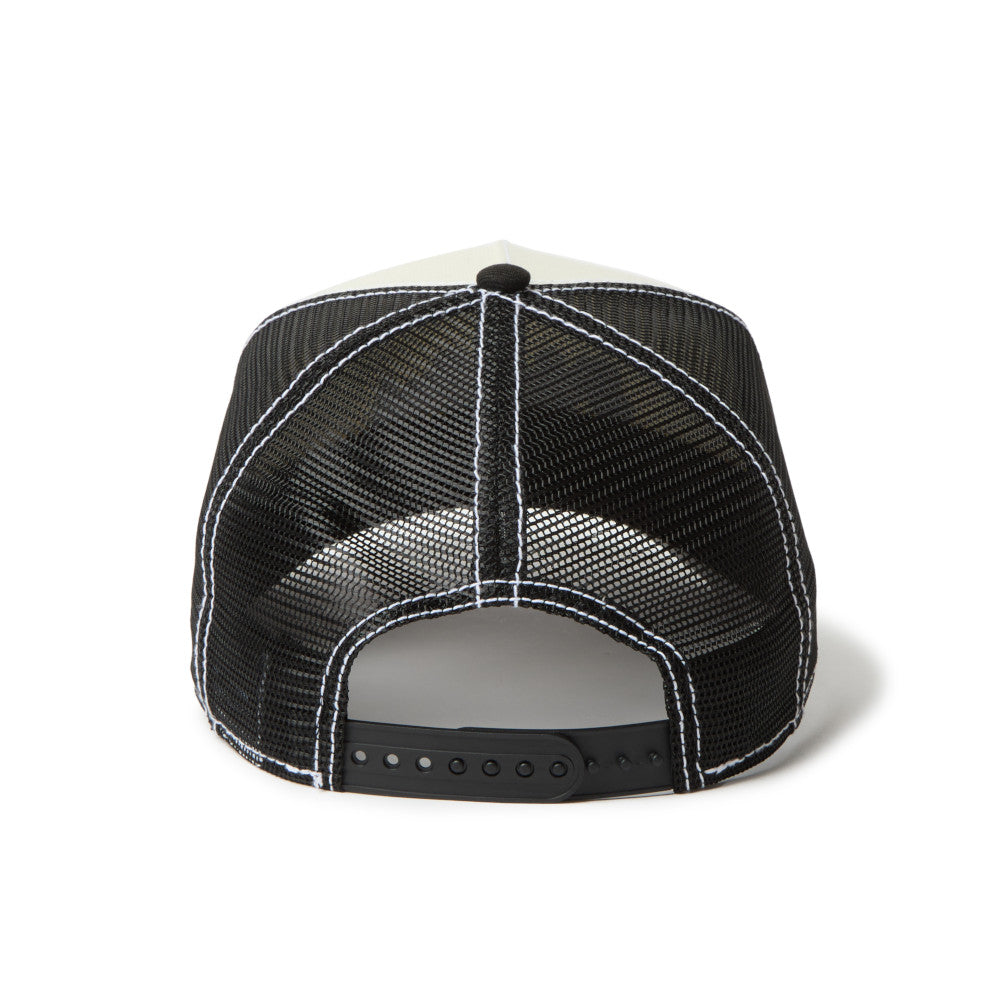 9FORTY A-Frame Trucker Archive Mix Logo Chrome Black Snapback