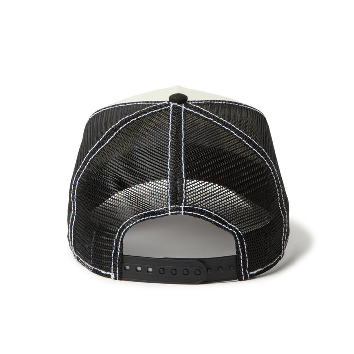 9FORTY A-Frame Trucker Archive Mix Logo Chrome Black Snapback