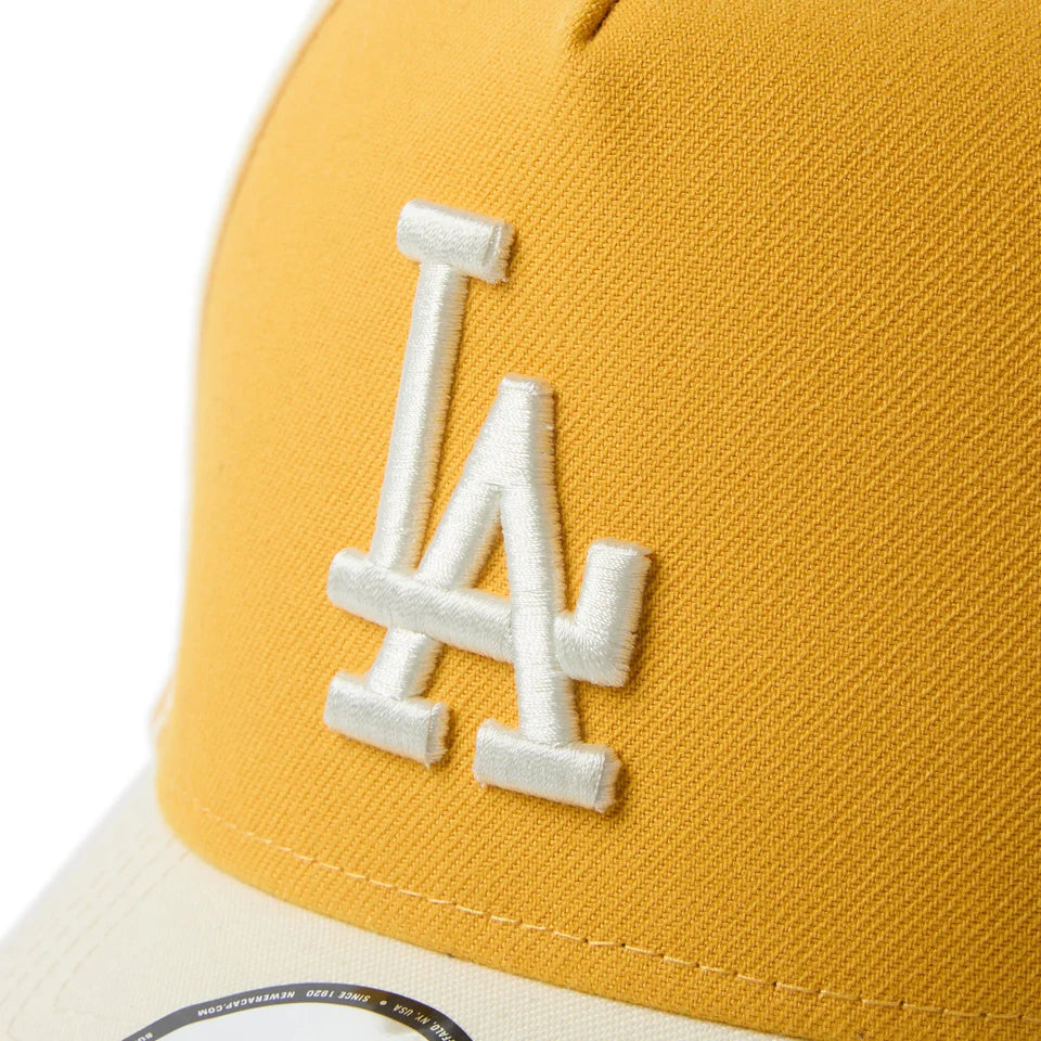 9FORTY A-Frame Los Angeles Dodgers MLB Piping 2-Tone Gold Chrome Snapback