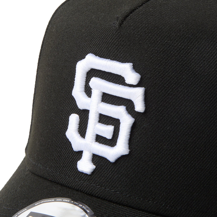 9FORTY A-Frame San Francisco Giants MLB Monotone Black Snapback