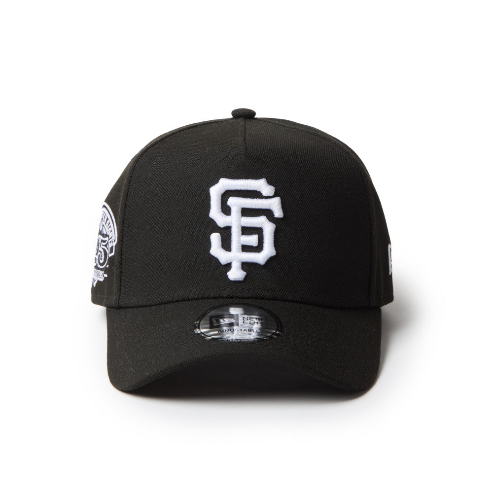 9FORTY A-Frame San Francisco Giants MLB Monotone Black Snapback