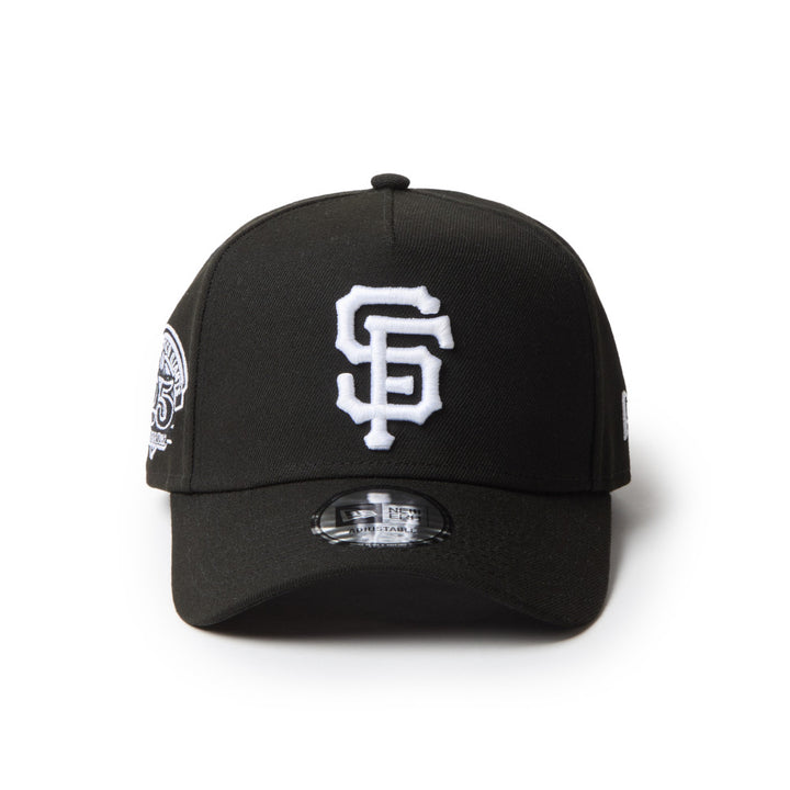 9FORTY A-Frame San Francisco Giants MLB Monotone Black Snapback