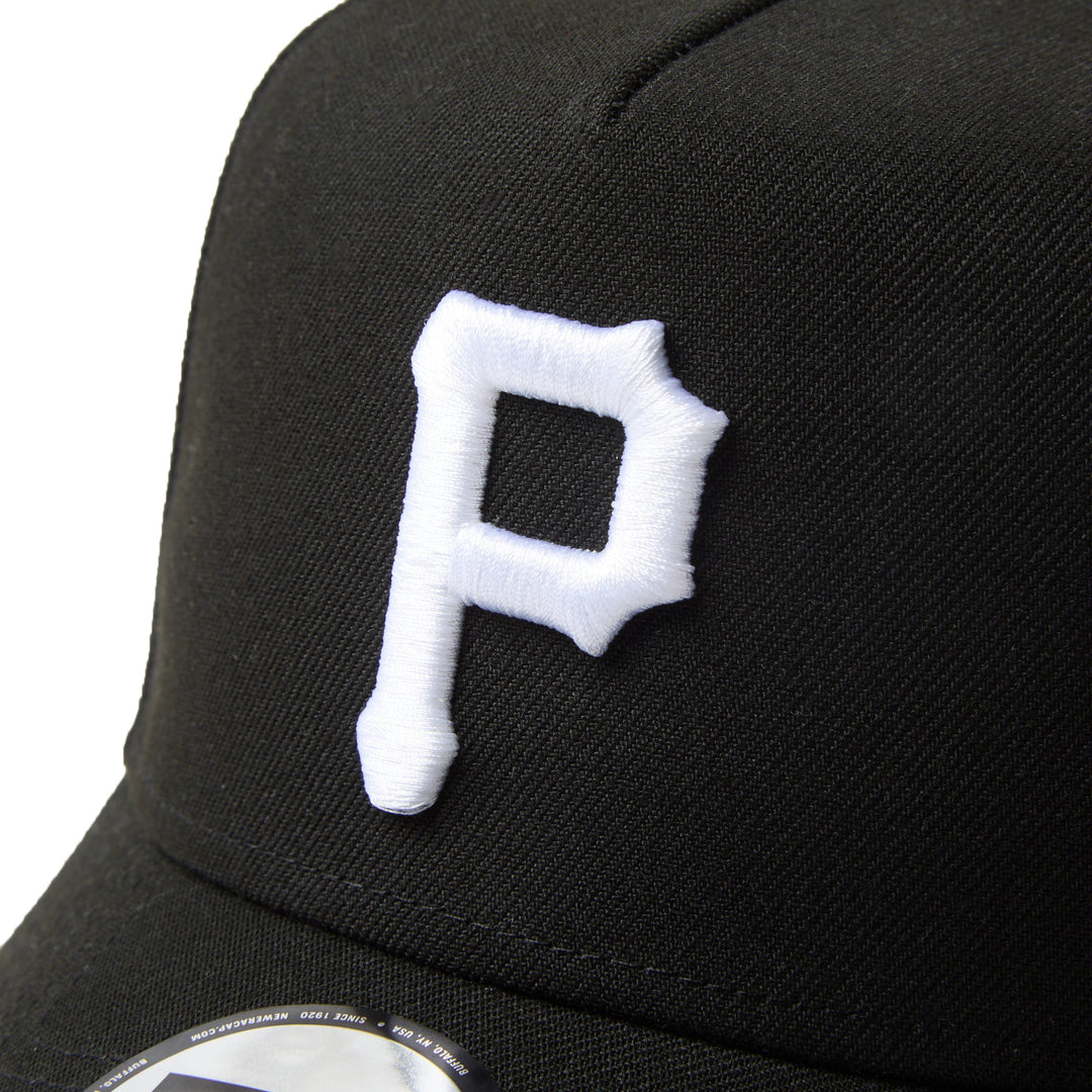 9FORTY A-Frame Pittsburgh Pirates MLB Monotone Black Snapback