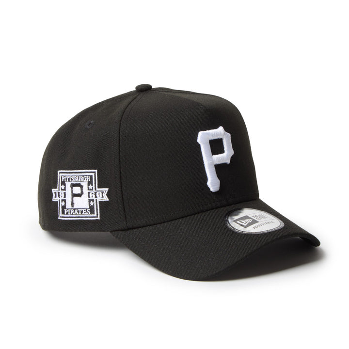 9FORTY A-Frame Pittsburgh Pirates MLB Monotone Black Snapback