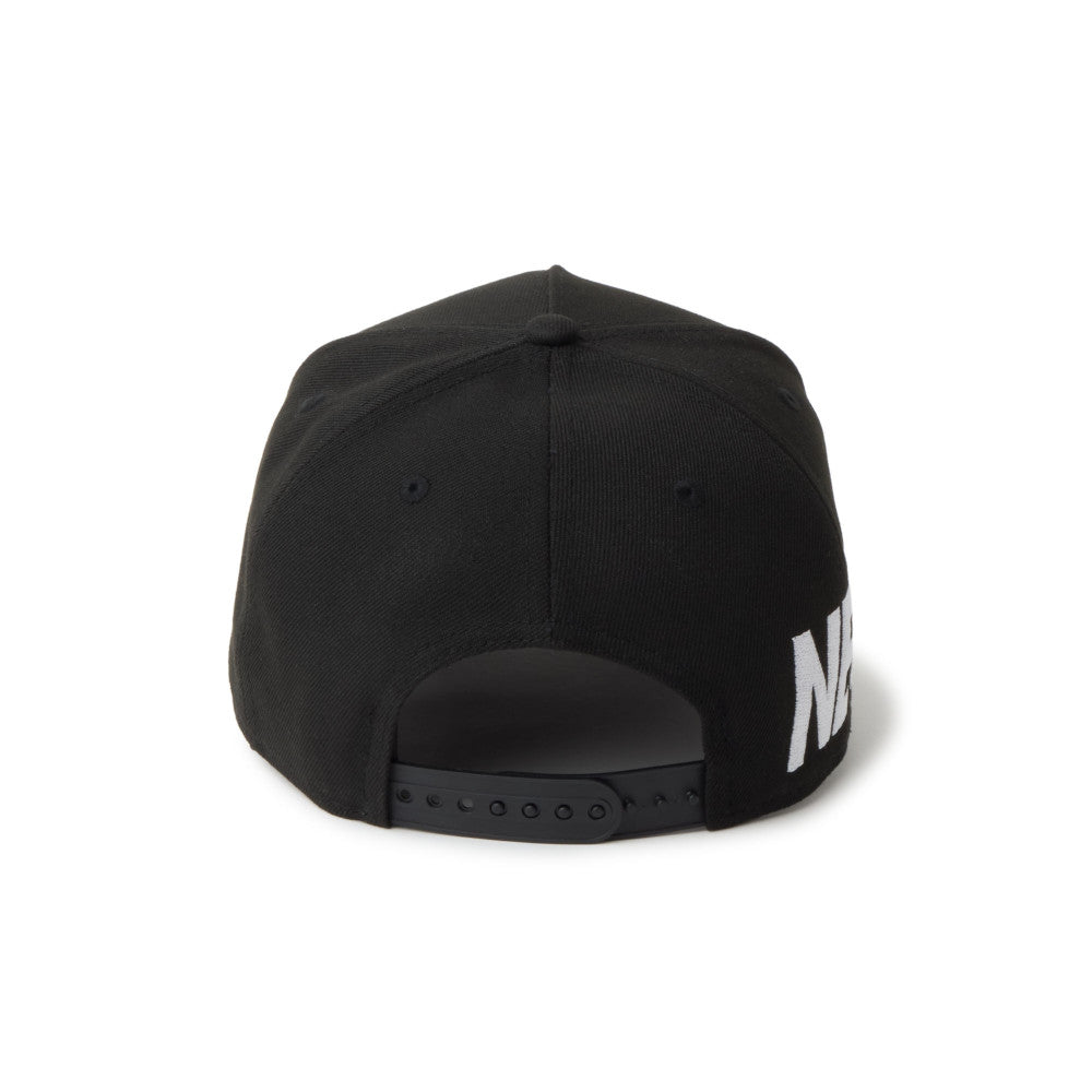 9FORTY A-Frame New Era Essential Wordmark Black Snapback