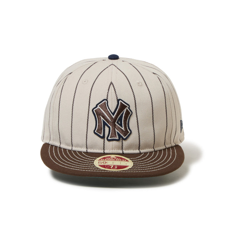 59FIFTY Soft Buckram New York Yankees Cooperstown Heritage Walnut Fitted