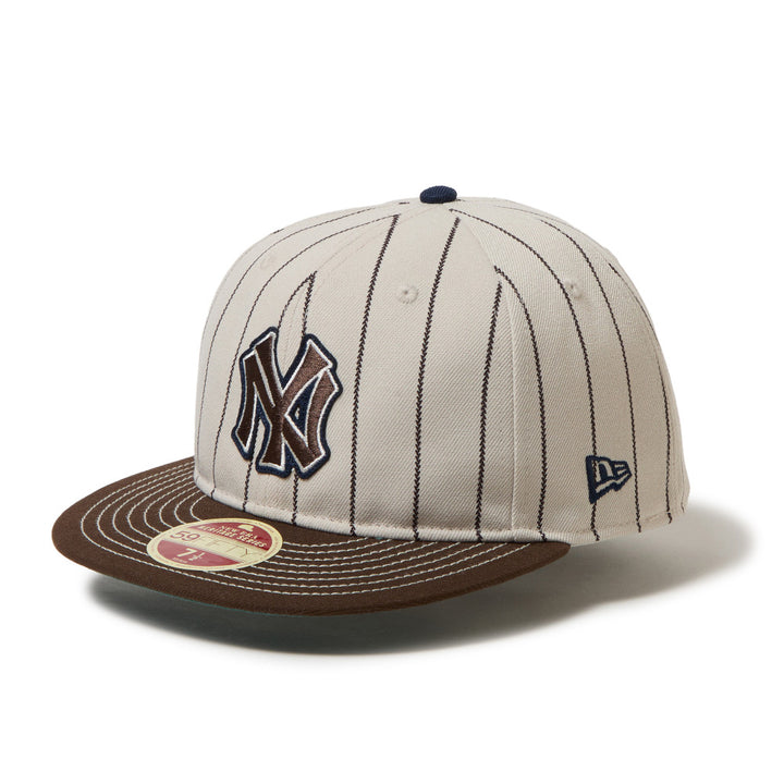 59FIFTY Soft Buckram New York Yankees Cooperstown Heritage Walnut Fitted