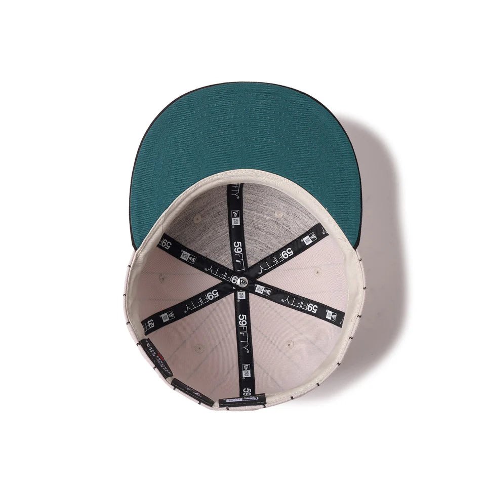 59FIFTY Soft Buckram New Era Heritage Classic Logo Black Fitted