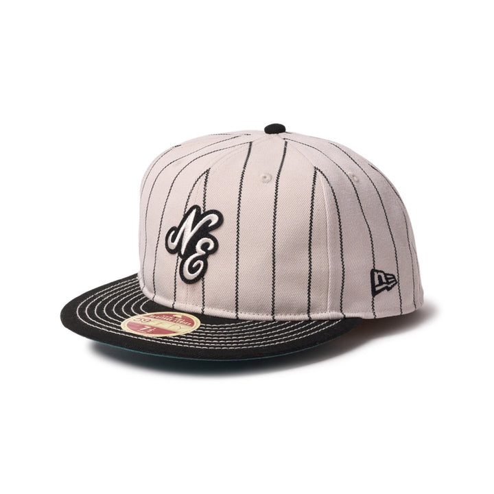 59FIFTY Soft Buckram New Era Heritage Classic Logo Black Fitted