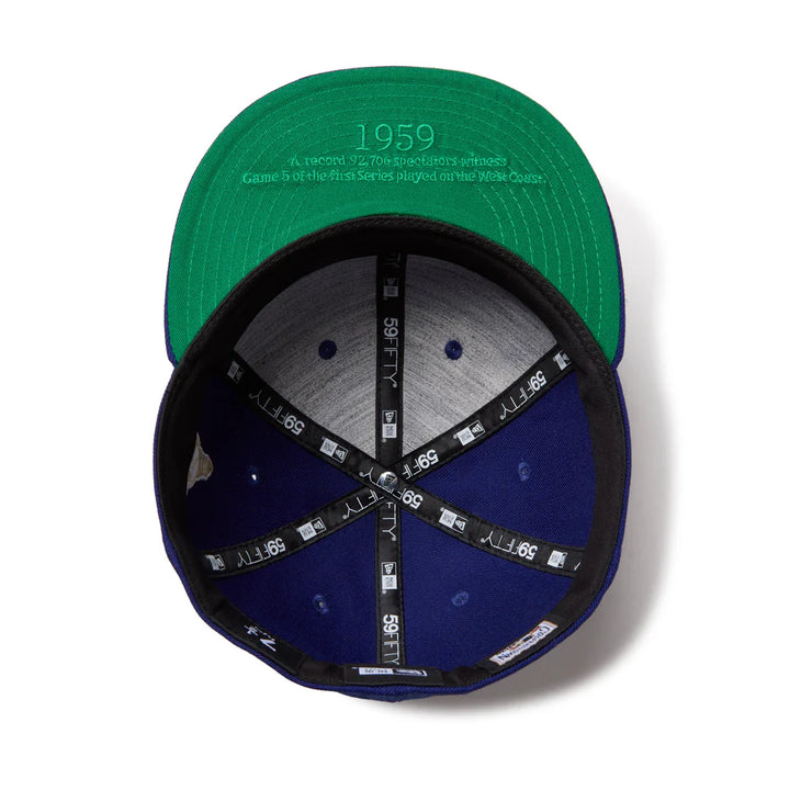 59FIFTY Los Angeles Dodgers Cooperstown MLB World Series Dark Royal Fitted