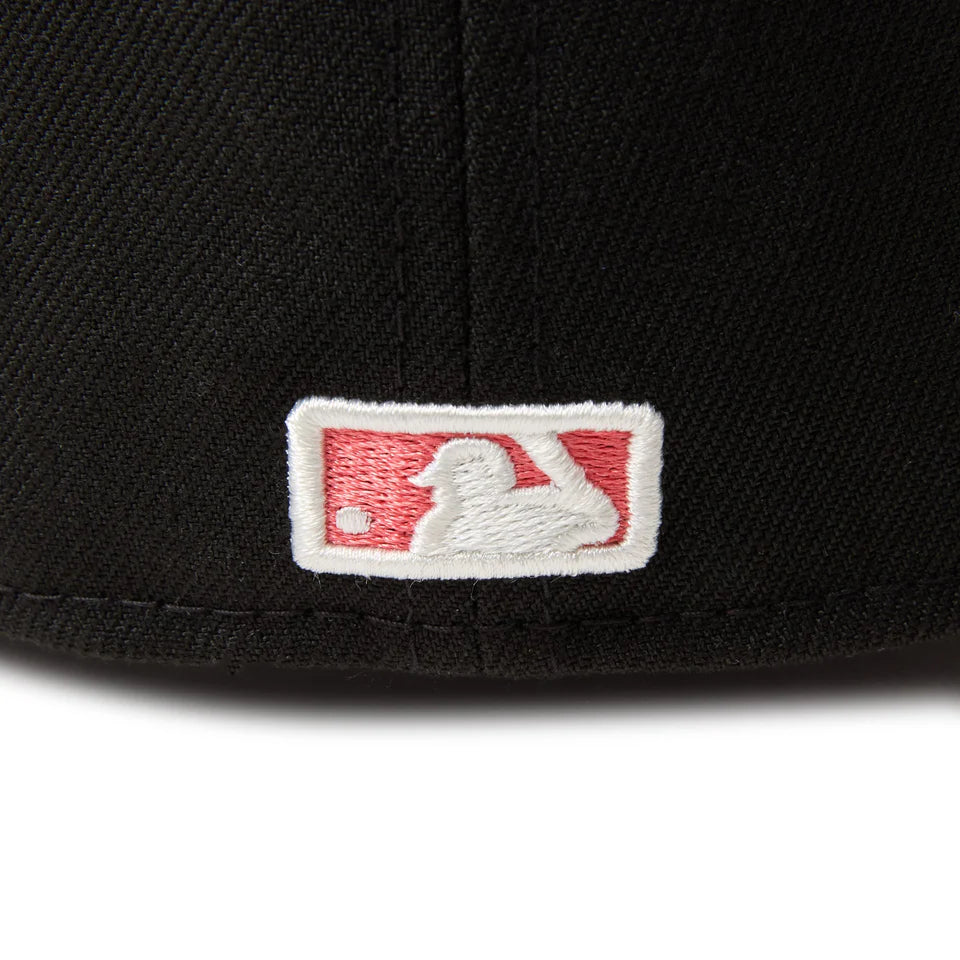 59FIFTY New York Yankees  MLB Piping 2-Tone Black Coral Fitted
