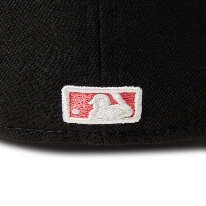59FIFTY New York Yankees  MLB Piping 2-Tone Black Coral Fitted