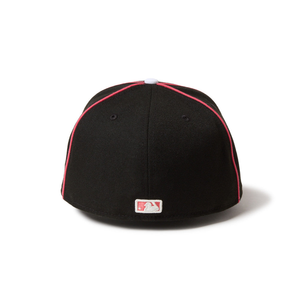 59FIFTY New York Yankees  MLB Piping 2-Tone Black Coral Fitted