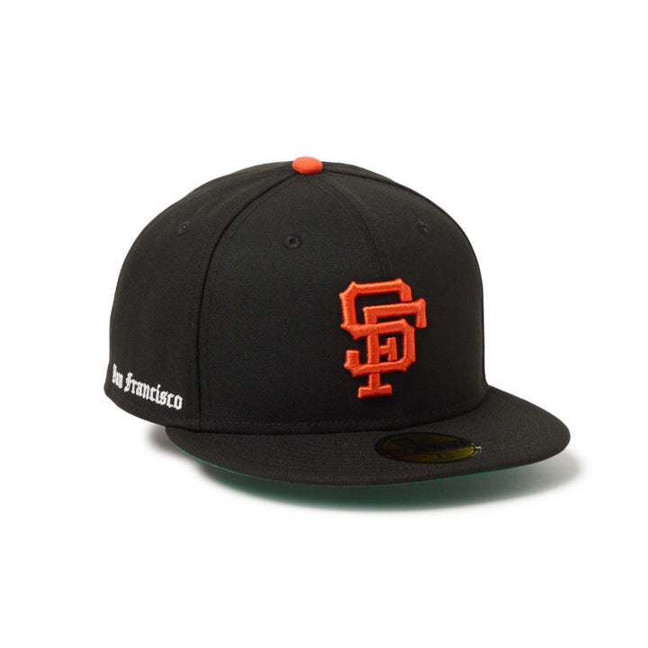 59FIFTY San Francisco Giants MLB Old English Black Fitted