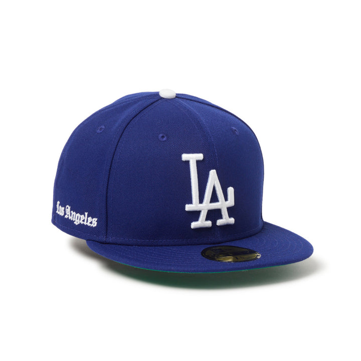 59FIFTY Los Angeles Dodgers MLB Old English Dark Royal Fitted