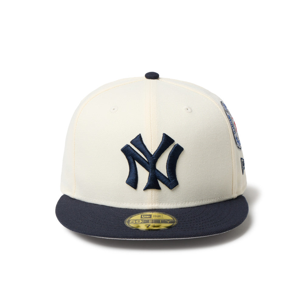 59FIFTY New York Yankees Cooperstown MLB 2-Tone Wine Cork Navy Visor Fitted