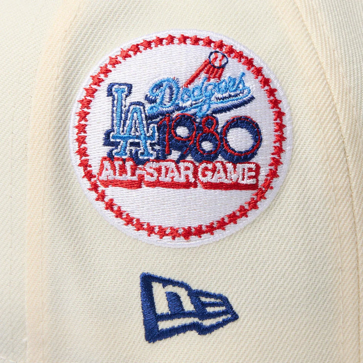 59FIFTY Los Angeles Dodgers Cooperstown MLB 2-Tone Wine Cork Dark Royal Visor Fitted