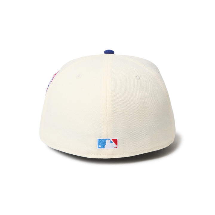 59FIFTY Los Angeles Dodgers Cooperstown MLB 2-Tone Wine Cork Dark Royal Visor Fitted