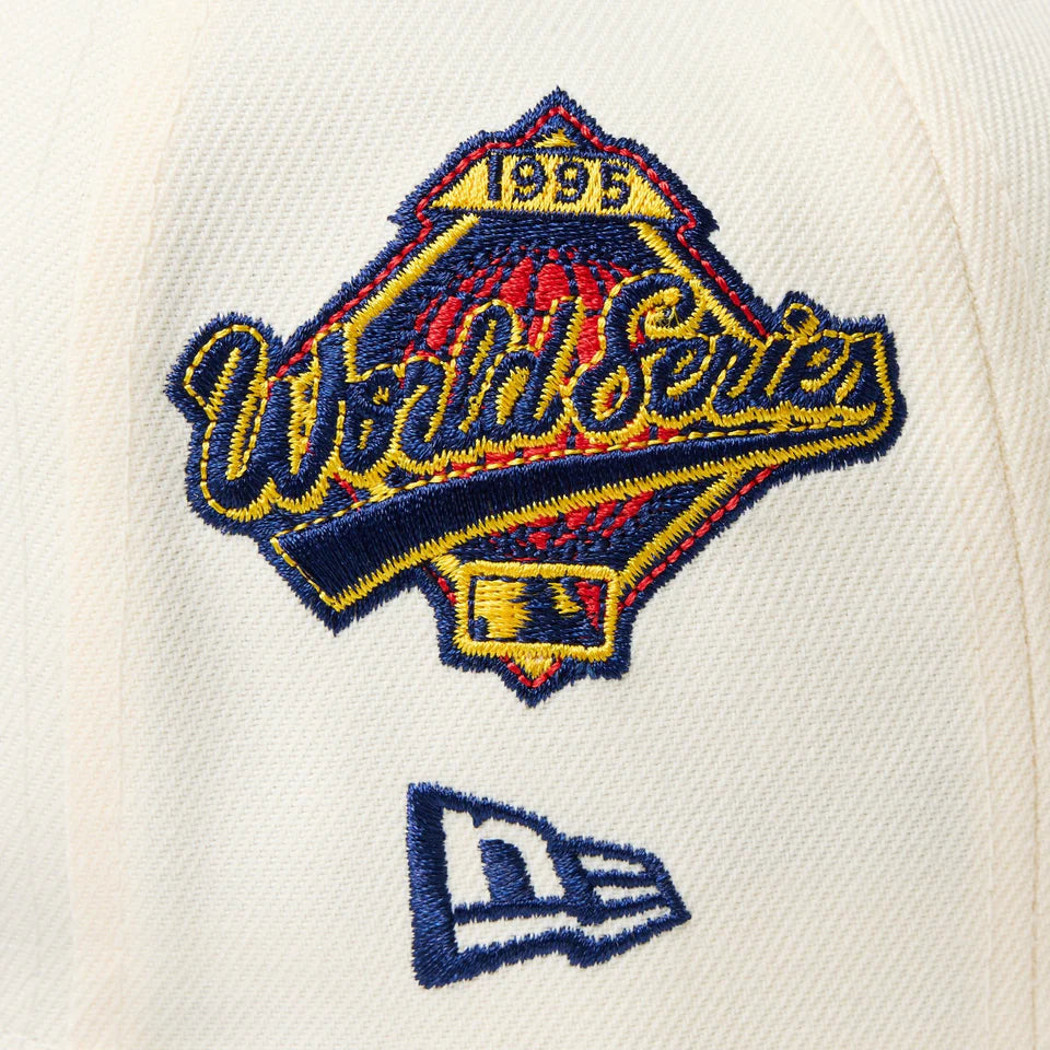 59FIFTY Atlanta Braves Cooperstown MLB 2-Tone Wine Cork Light Navy Visor Fitted